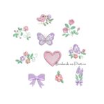 Matriz de Bordado - Coleção Mini Matrizes Menina