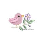 Matriz de Bordado - Mini Passarinho no Galho