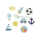 Matriz de Bordado - Coleção Mini Matrizes Menino