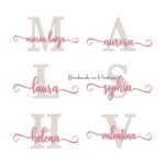 Matriz de Bordado - Coleção Nomes Femininos Sobreposto