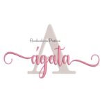 Matriz de Bordado - Nome Ágata Sobreposto