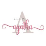 Matriz de Bordado - Nome Agatha Sobreposto