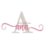 Matriz de Bordado - Nome Ana Sobreposto