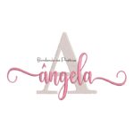 Matriz de Bordado - Nome Ângela Sobreposto