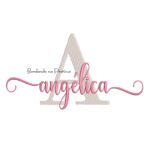 Matriz de Bordado - Nome Angélica Sobreposto