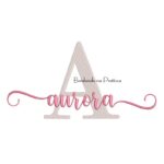 Matriz de Bordado - Nome Aurora Sobreposto