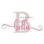 Matriz de Bordado - Nome Bella Sobreposto