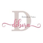Matriz de Bordado - Nome Débora Sobreposto