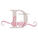 Matriz de Bordado - Nome Denise Sobreposto