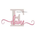 Matriz de Bordado - Nome Elaine Sobreposto