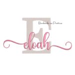 Matriz de Bordado - Nome Eloah Sobreposto