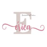 Matriz de Bordado - Nome Érica Sobreposto