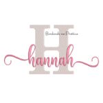 Matriz de Bordado - Nome Hannah Sobreposto