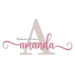 Matriz de Bordado Nome Amanda Sobreposto