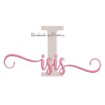 Matriz de Bordado - Nome Isis Sobreposto
