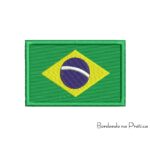 Matriz de bordado Bandeira do Brasil para bordar em varios tamanhos grandes e pequenos