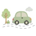 Matriz para Bordado - Carrinho na Estrada