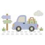 Matriz para Bordado - Picape na Estrada