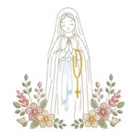 Matriz de Bordado - Nossa Senhora de Lourdes