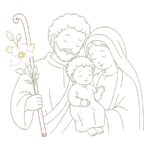 Matriz de Bordado - Sagrada Família