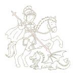 Matriz de Bordado - São Jorge