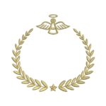 Matriz de Bordado - Moldura com Anjinho