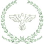 Matriz de Bordado - Moldura com Pombinha