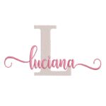 Matriz para Bordado Nome Luciana Sobreposto